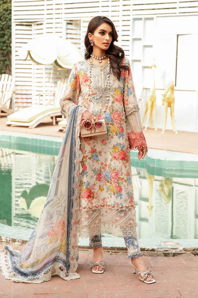 Lawn suits with chiffon dupatta best sale