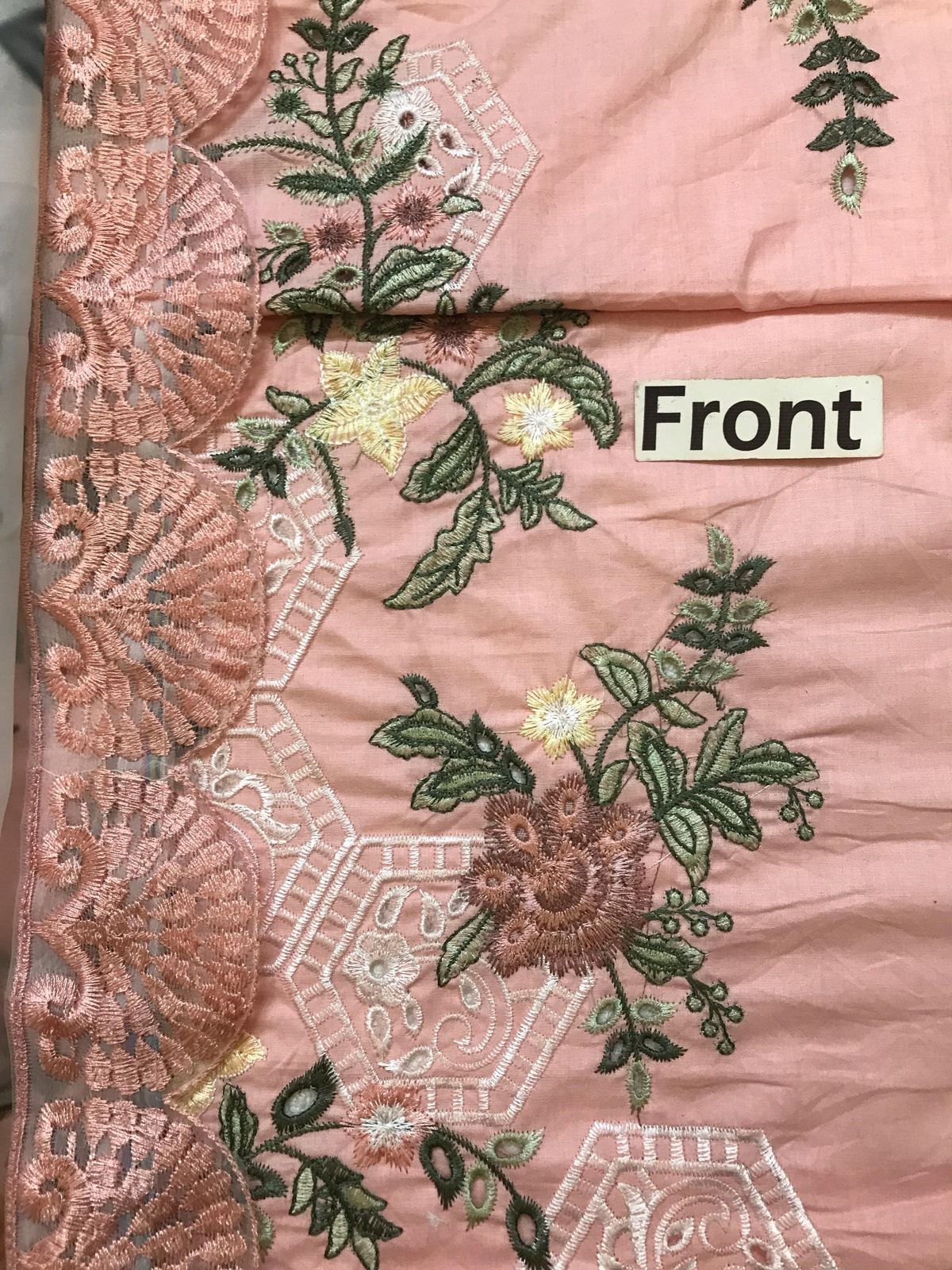 3 Pc Fully Heavy Embroidered Lawn with Soft Silk Digital Print Dupatta - Unstitched