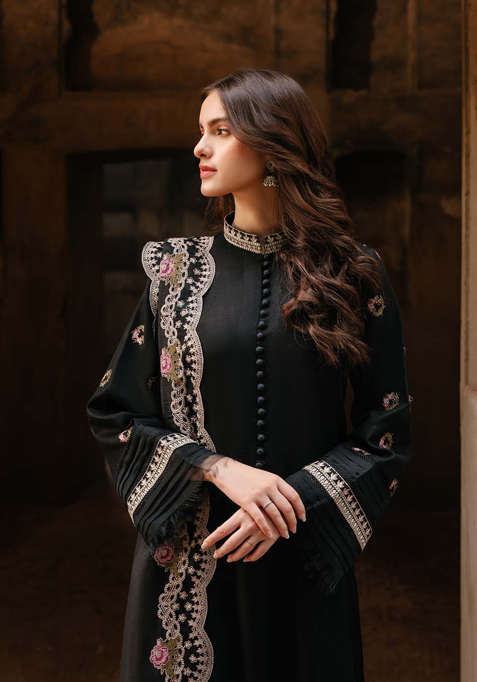 3 Piece Embroidery Lawn Suit - Unstitched