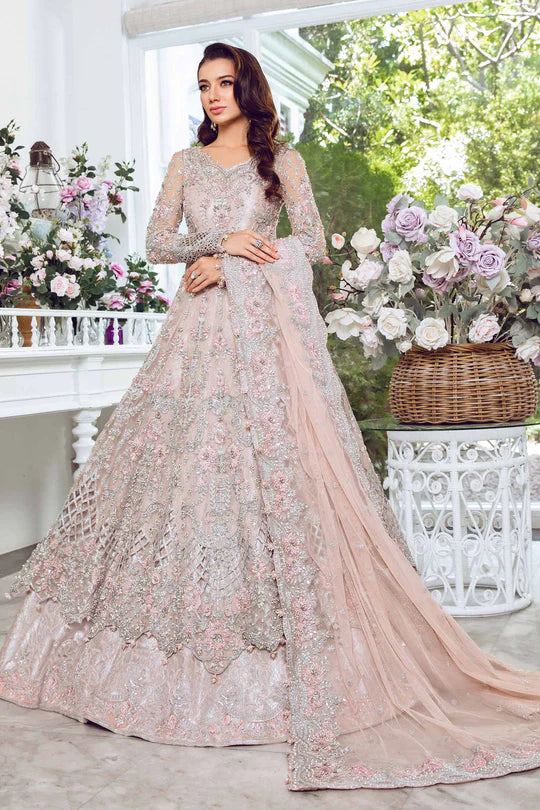 Queen Pink Lehnga heavy Embroidered body  with Adda work