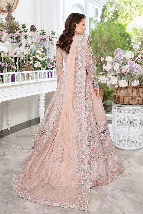 Queen Pink Lehnga heavy Embroidered body  with Adda work