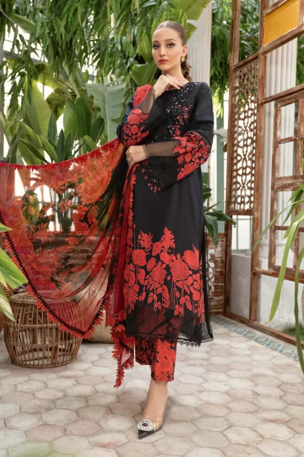 Digital Printed 3 Pcs Unstitched Suit