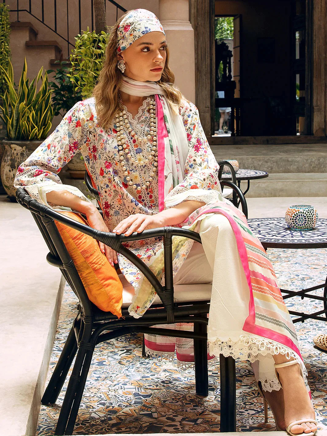 Digital Printed 3 pcs Swiss Lawn Collection - Unstitched